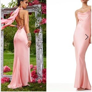 MONTANA COWL BACK MAXI GOWN